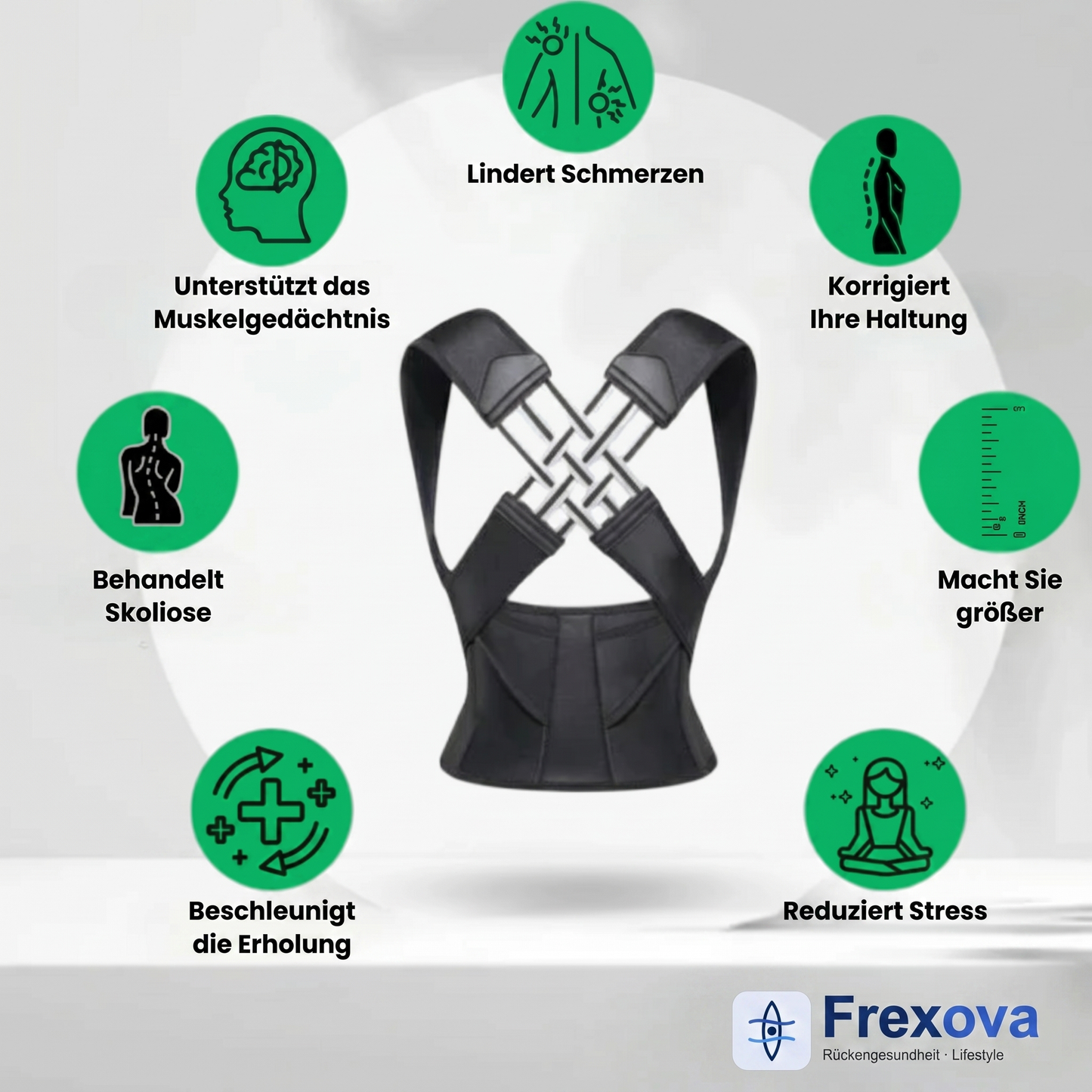 Frexova™ Gürtel – Lindert Rückenschmerzen und verbessert die Körperhaltung